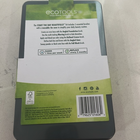 Brushes NIB EcoTools Start The Day Beautifully Kit includes 5 brushes - Picture 3 of 3